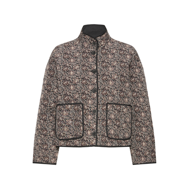 Frclaudine jakke - Black non paisley