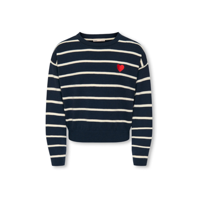 Kogamy strikbluse - Night sky/birch
