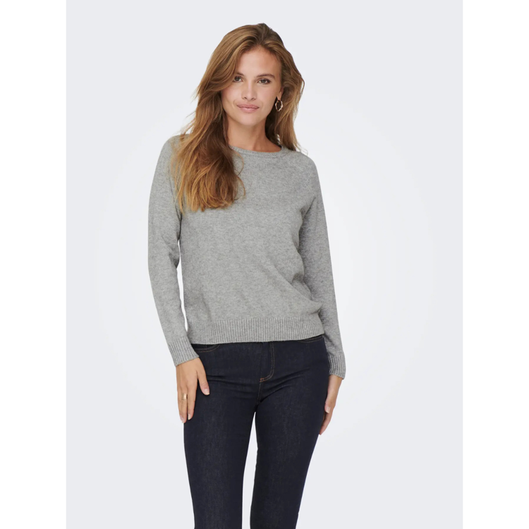 Onllesly strik - Medium grey melange