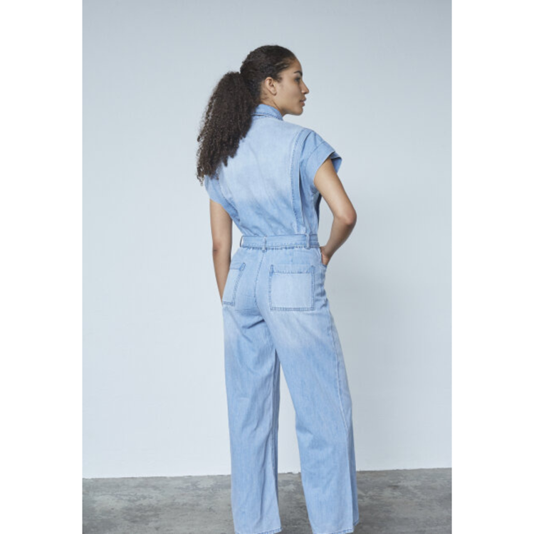 Feba buksedragt - L. blue denim