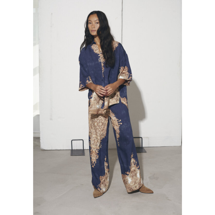 Love1176-5 buks - Navy/paisley