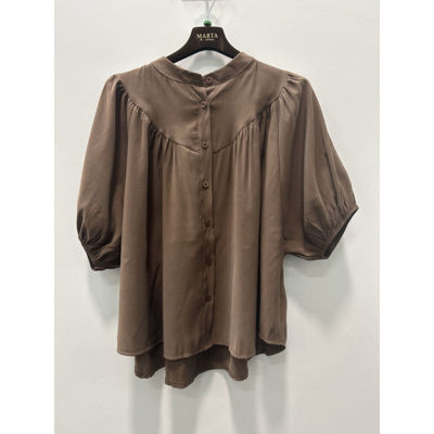 Mdcmelodie bluse - Brown276