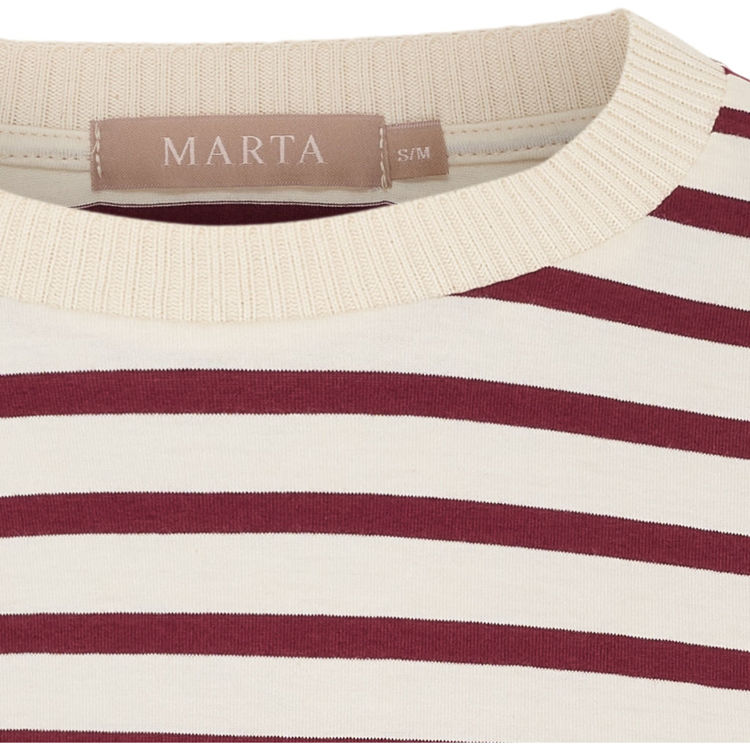 Mdcbrooklyn t-shirt - Beige/bordeaux