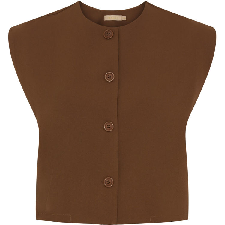 Mdcsmilla vest - Brown