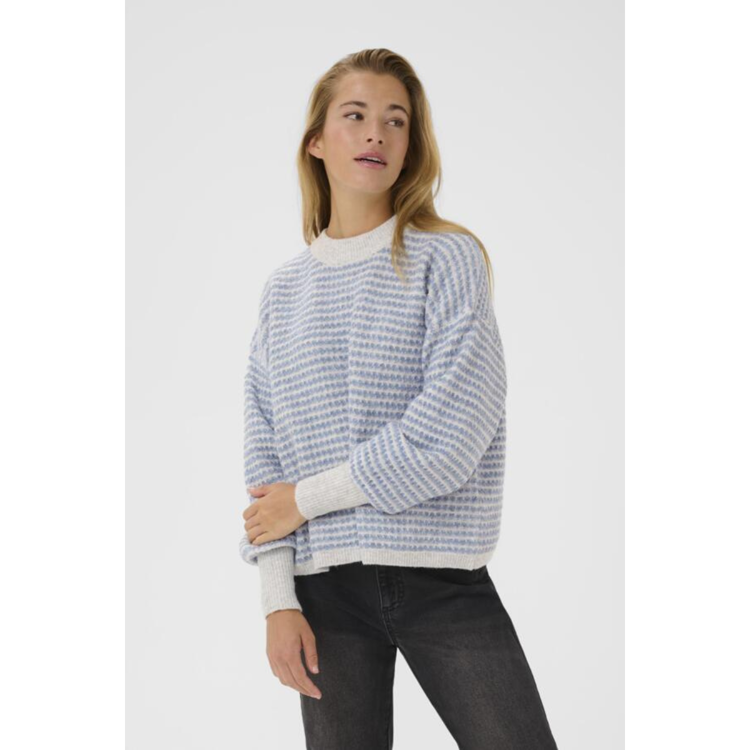 Kaellery strik - Light greym/windward stru