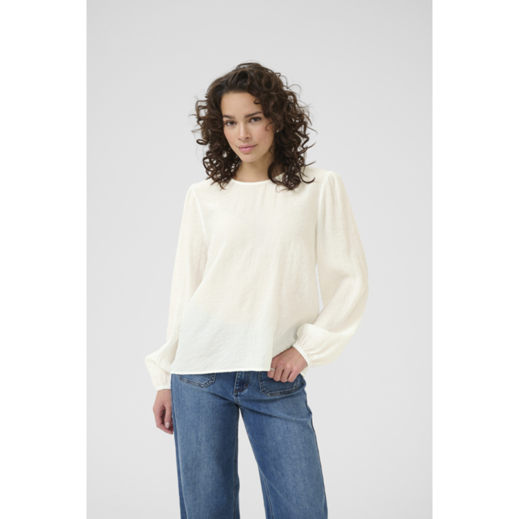 Kavivy bluse - Chalk