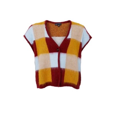 Bcchess strik vest - Plum mix