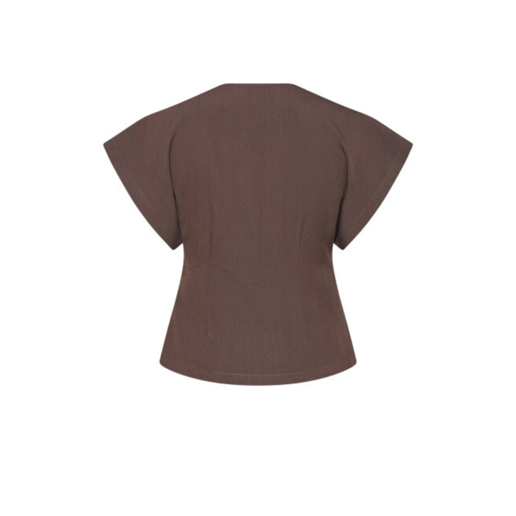 Gevela vest - D. chocolate