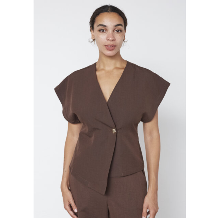 Gevela vest - D. chocolate