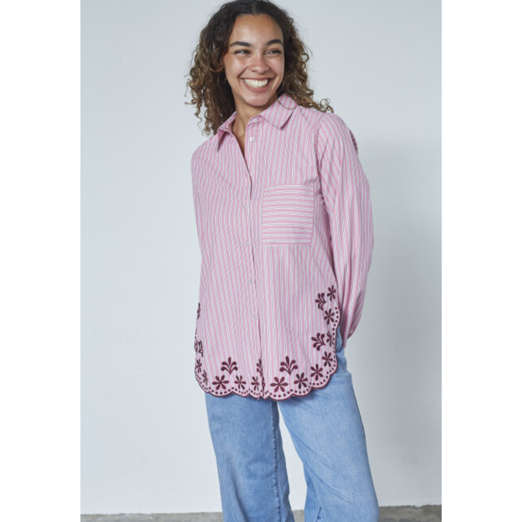 Istea skjorte - Pink/bordeaux