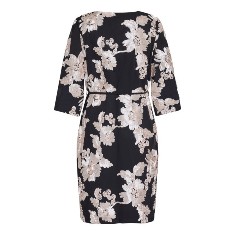 Emore kjole - Black/champagne