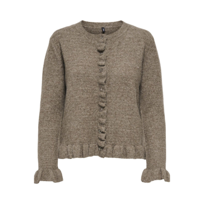 Onlrima cardigan - Walnut/melange