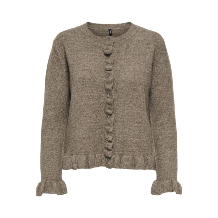 Onlrima cardigan - Walnut/melange