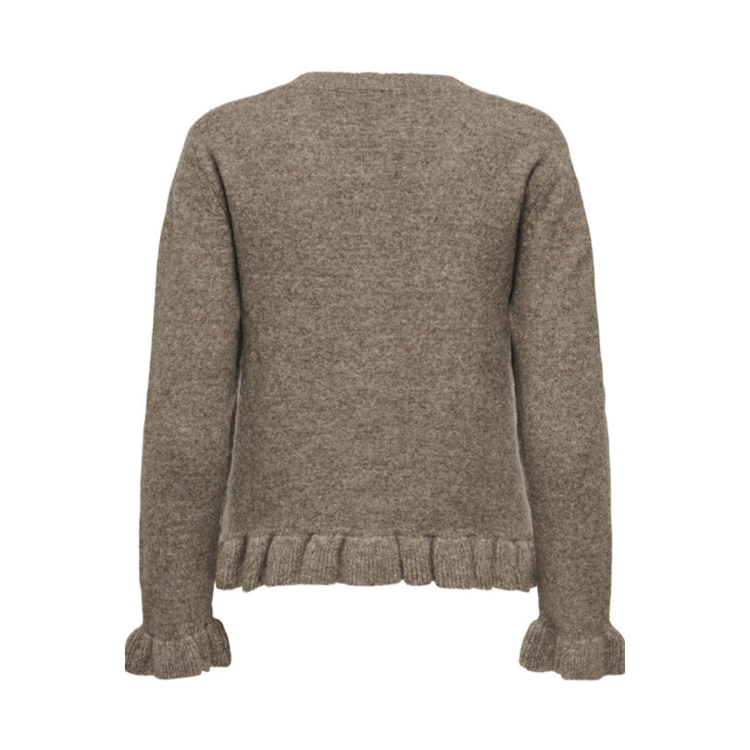 Onlrima cardigan - Walnut/melange