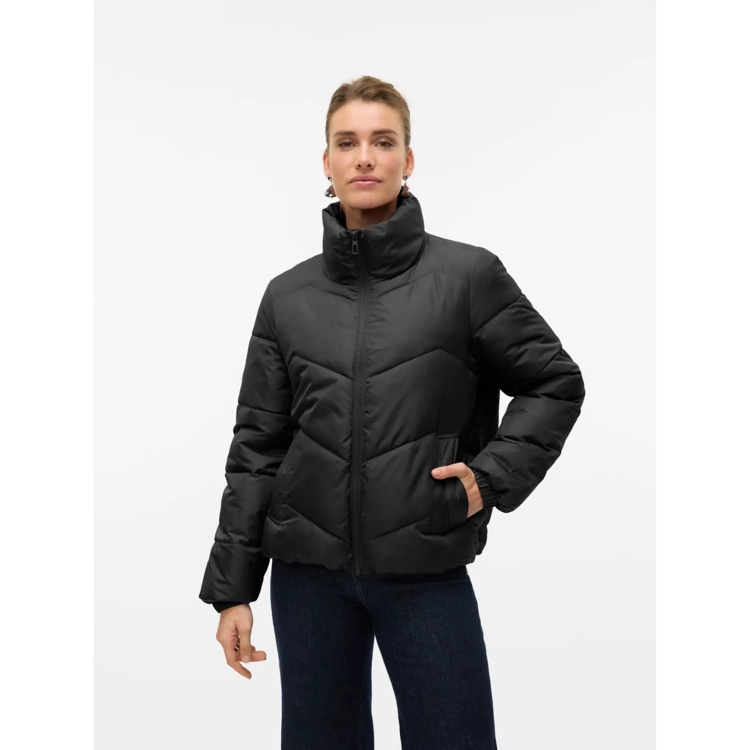 Vmligario kort jakke - Black