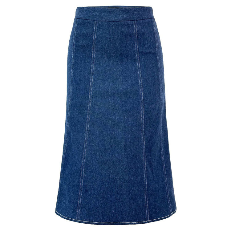 Asta ashape nederdel - Blue denim