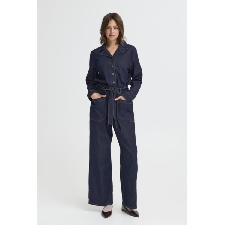 Frchicago buksedragt - Raw blue denim