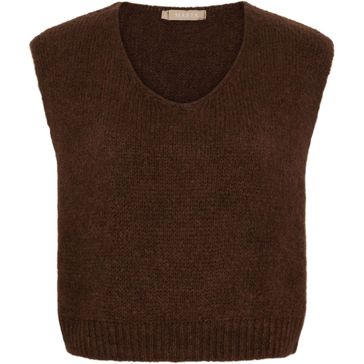 Mdcmarlene vest - Chocolate