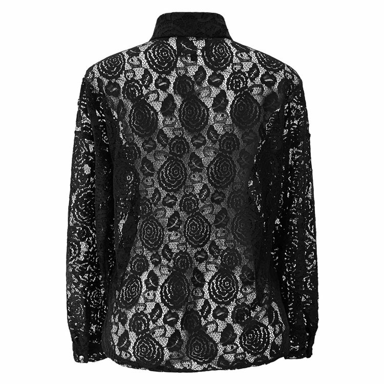 Lacy skjorte - Black lace