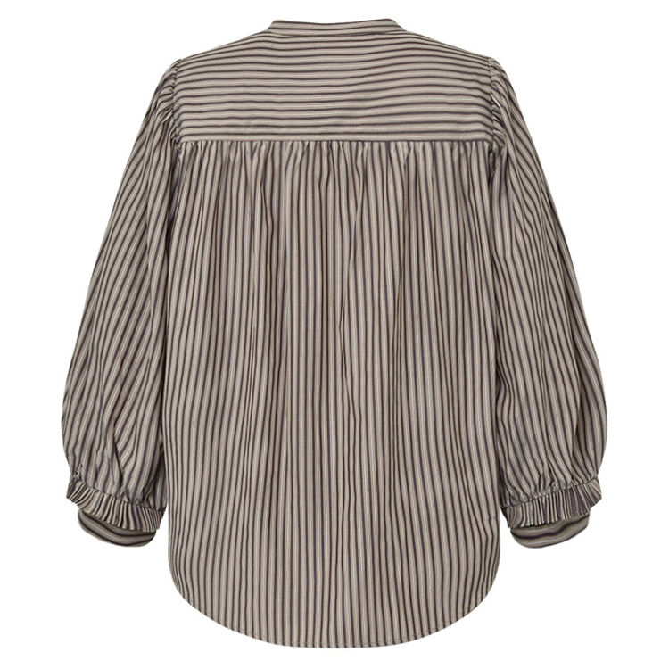 Meego bluse - Brown stripes
