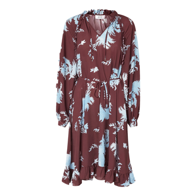 Love1434 kjole - Bordeaux/leaf