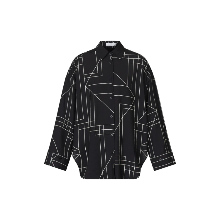 Gliss skjorte - Black/cream