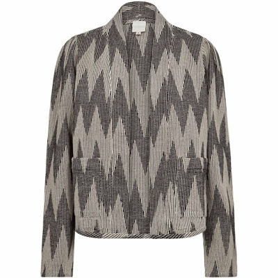 Augustego jakke - Grey jacquard