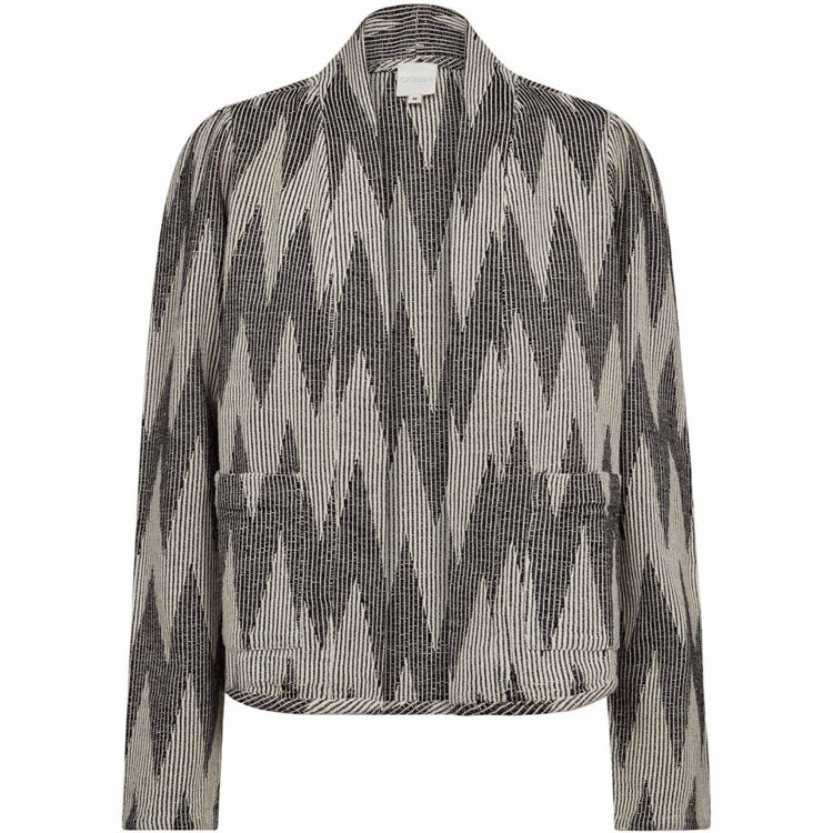 Augustego jakke - Grey jacquard