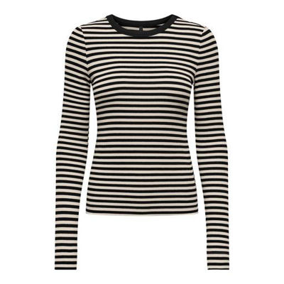 Onlelene bluse - Black/birch