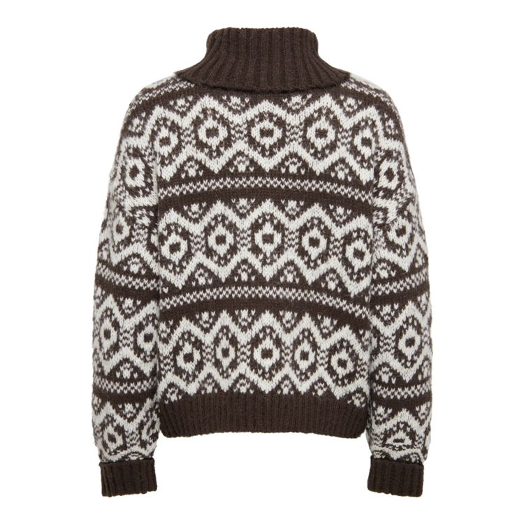 Onlcarin strik - Seal brown/birch