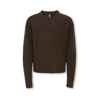 Kogcamilla strik - Black coffee/melange