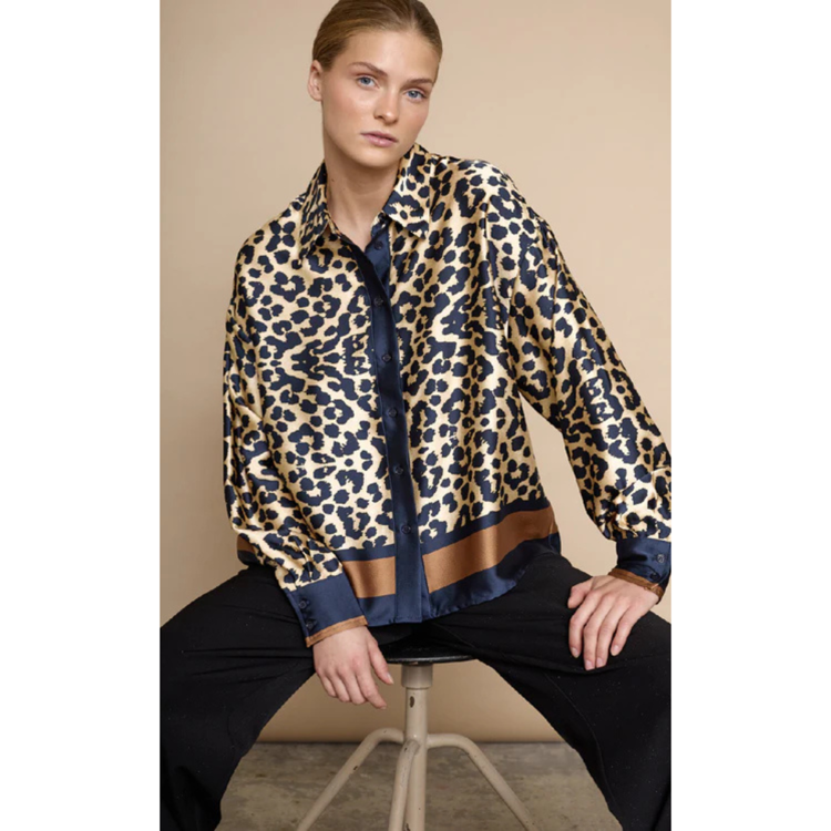 Love1393 skjorte - Navy leo